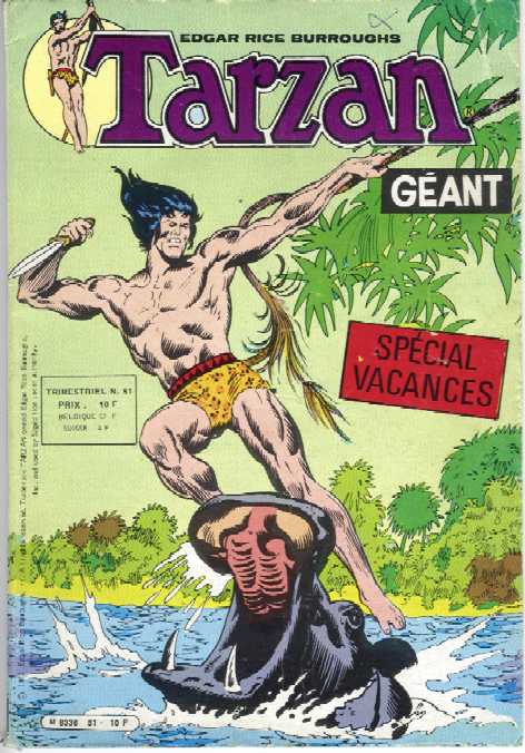 Scan de la Couverture Tarzan Gant n 51